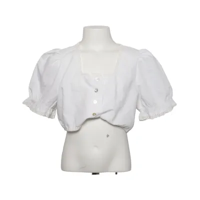 Dirndlblus (Vit) från Feel Polyester, Viskos