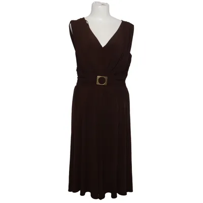 Jurk (Bruin) van Maggy Boutique Elastaan, Polyester