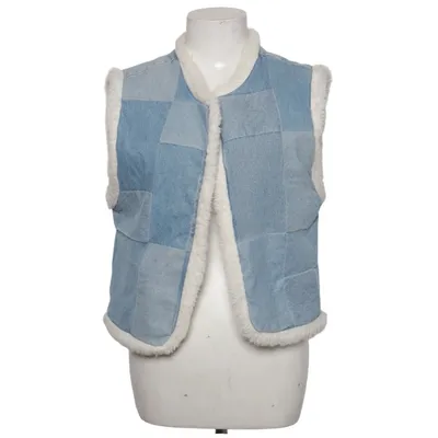 Ytterväst (Blå, Vit) från Koton Jeans Akryl, Bomull, Polyester
