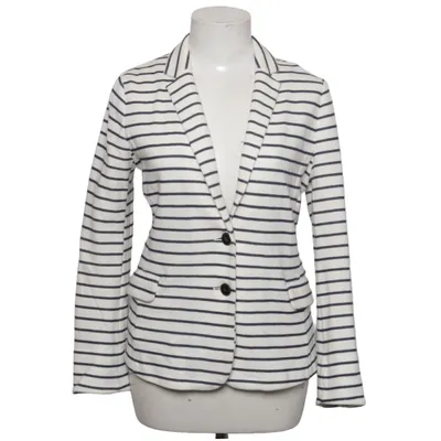 Blazer (White, Blue) from Old Navy Cotton, Polyester