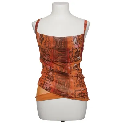 Top (Orange, Brown, Multicolored) from Burton Polyamide, Polyester