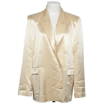 Blazer (Beige) from Mango Polyester, Viscose