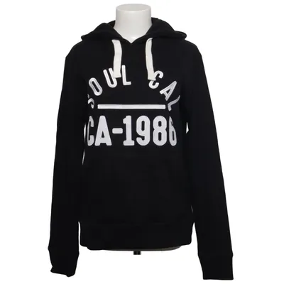 Capuchon sweater (Zwart) van Soulcal & Co Katoen, Elastaan, Polyester