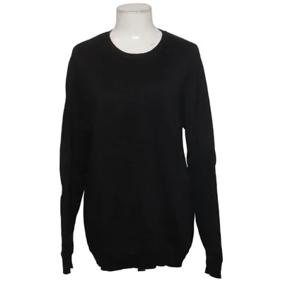 Sweater (Black) from Visual Clothing Project Cotton, Metallic fiber, Polyamide, Wool
