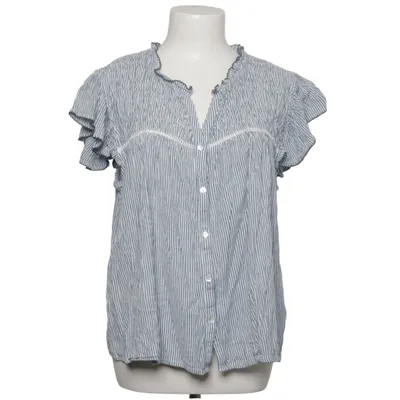 Top (Blue, White) from Beacan Cove Cotton, Viscose