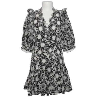 Dress (Black, White) from Sandro Cotton
