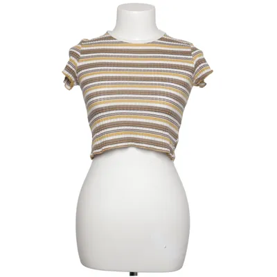 T-shirt (Wit, Bruin, Geel, Meerkleurig) van Zara Trafaluc Katoen