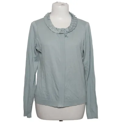 Cardigan (Bleu) de Magaschoni Coton, Soie
