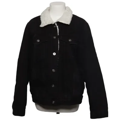 Veste en jeans fourrée (Noir) de FB Sister Denim