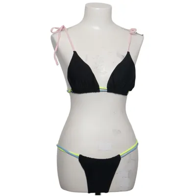 Bikini (Svart, Rosa, Blå, Gul) Elastan, Polyamid