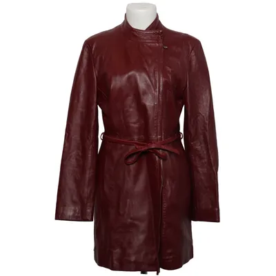 Läderkappa (Röd) från Interbel Skinn, Polyester