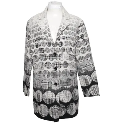 Coat (Black, White, Multicolored) from Mekstone Cotton, Polyester, Viscose