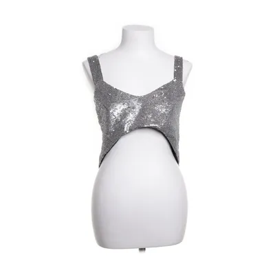 Top (Silver, Black) from Zara Polyester