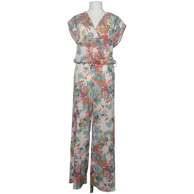 Byxdress (Vit, Flerfärgad) från Quinze Heures Trente Elastan, Polyester