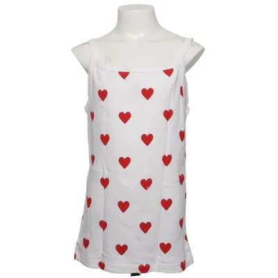 Débardeur (Blanc, Rouge) de Petit Bateau Coton