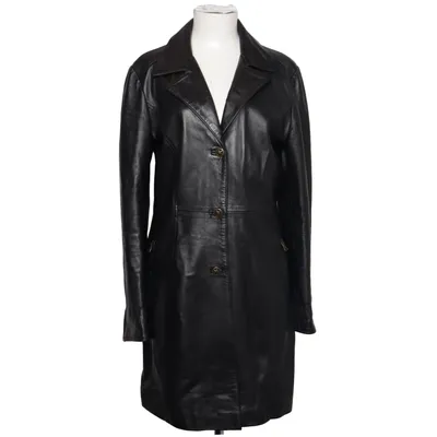 Veste longue en cuir (Noir) de Pelle Pelle