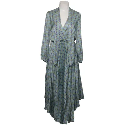 Halternek jurk (Blauw, Geel, Lila) van Setre Polyester