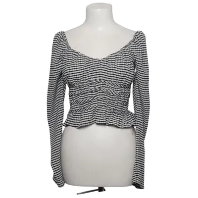 Crop top (Svart, Vit) från Topshop Elastan, Polyester