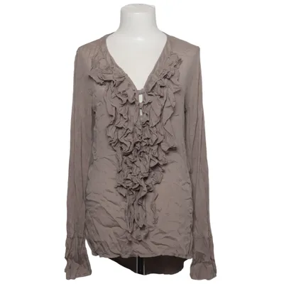 Blus (Beige) Elastan, Silke, Viskos