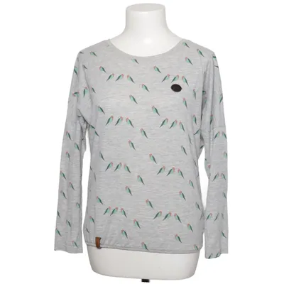 Långärmad t-shirt (Grå, Flerfärgad) från Naketano Polyester, Bomull