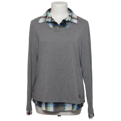 Pull-over (Gris, Multicolore) de Fiora Blue Coton, Élasthane, Polyester, Viscose