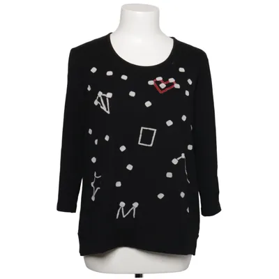 Collegetröja (Svart, Flerfärgad) från Frank Walder Elastan, Viskos