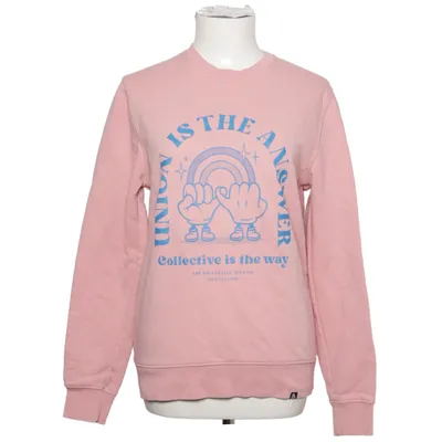 Collegetröja (Rosa) från The Oh Collective Ekologisk bomull, Återvunnen polyester