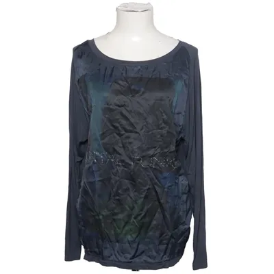 Långärmad t-shirt (Blå, Flerfärgad) från Funky Staff Elastan, Viskos