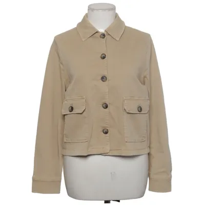 Skjortejakke (Beige) fra La Fée Maraboutée Bomuld, Elastan