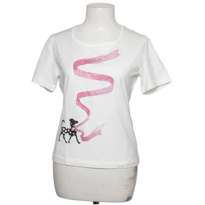 T-shirt (Hvid, Pink, Sort) fra Escada Bomuld, Elastan