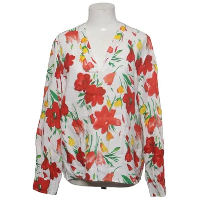 Blus (Vit, Flerfärgad) från Clarina Collection Linne