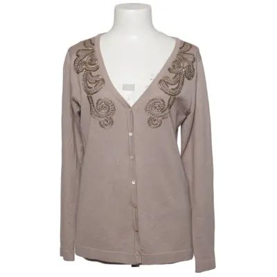Cardigan (Beige) from Alfredo Pauly Polyamide, Viscose