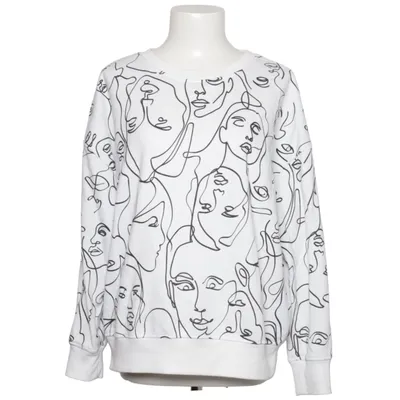 Collegetröja (Vit, Svart) från Page One Bomull, Polyester