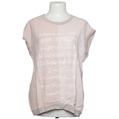 Haut (Rose, Argent) de Giselle Coton, Lin, Polyamide, Polyester, Viscose