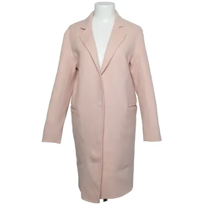 Manteau (Rose) de Sandro Polyester, Laine