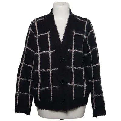 Cardigan (Black, White) from Gigue Acrylic, Mohair, Polyamide, Wool