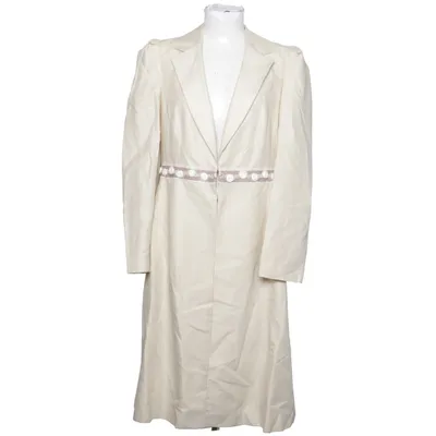 Frakke (Beige) fra Ronit Zilkha Acetat, Linned, Polyester, Viscose