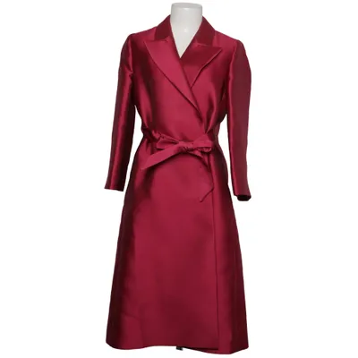 Jas (Rood) van MaxMara Studio Polyester, Zijde, Viscose
