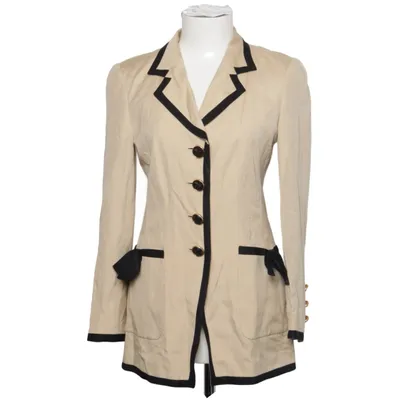 Kavaj (Beige, Svart) från Rena Lange Linne, Silke