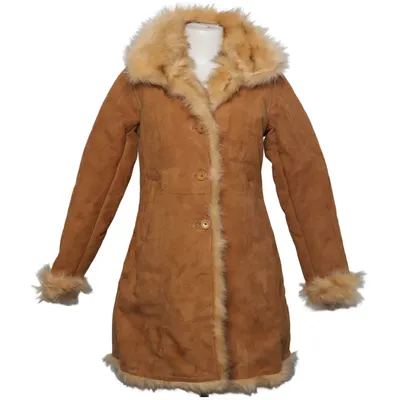 Shearlingjakke (Erica Beiger Schaffell Leder Mantel) fra The Jacket Maker