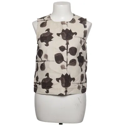 Top (Beige, Sort) fra Odeeh Bomuld, Linned