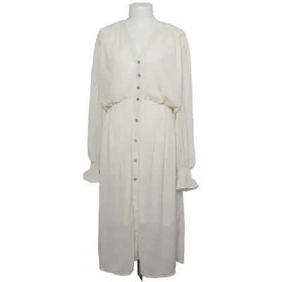 Skjortklänning (Vit) från Kooiook Polyester