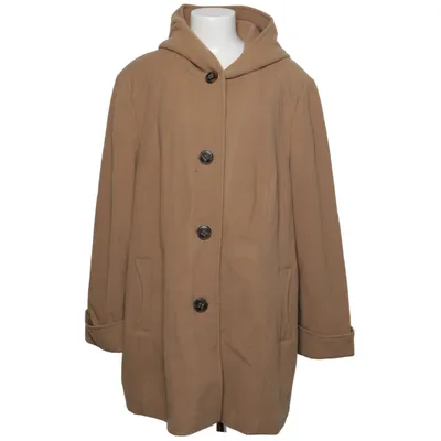 Manteau (Beige) de Canda Polyamide, Laine