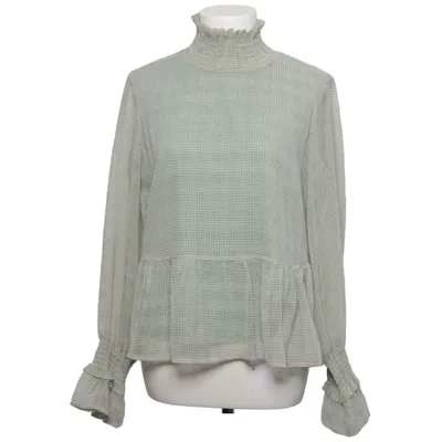 Blouse (Beige, White) from Karen by Simonsen Elastane, Polyester
