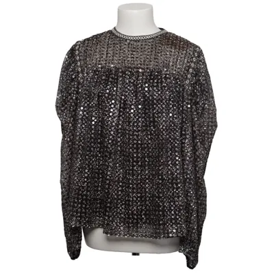 Blus (Svart, Silverfärgad) från Maje Bomull, Polyester, Viskos