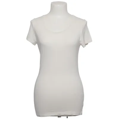 T-shirt (Hvid) fra Basic by Noa Noa Elastan, Polyamid, Viscose