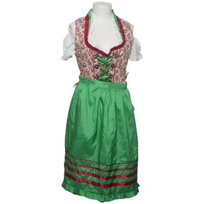 Dirndl (Grøn, Hvid, Rød) fra Fuchs Trachtenmoden Bomuld, Polyester