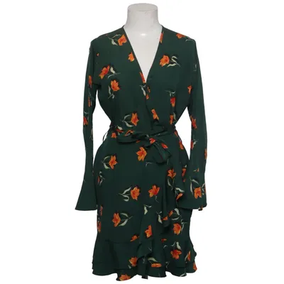 Omlottklänning (Grön, Orange) från Influence Polyester