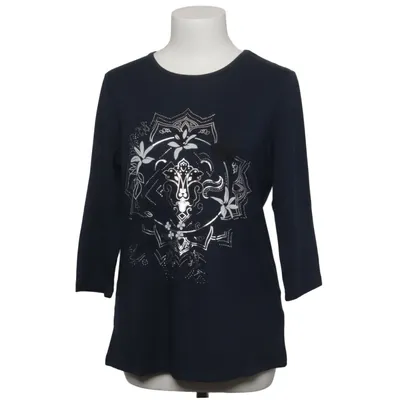 T-shirt à manches longues (Bleu) de Nala Élasthane, Polyester, Viscose