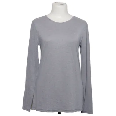 T-shirt à manches longues (Gris, Blanc) de Saturdays Élasthane, Polyester, Viscose
